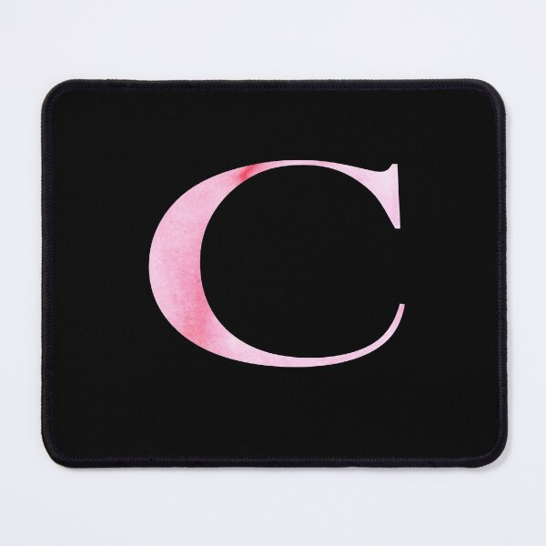 Item preview, Watercolor Monogram Pink Letter C designed and sold by NECHSTORE.