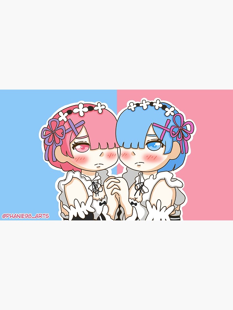 "Rem and Ram" Poster by phanie98 Redbubble