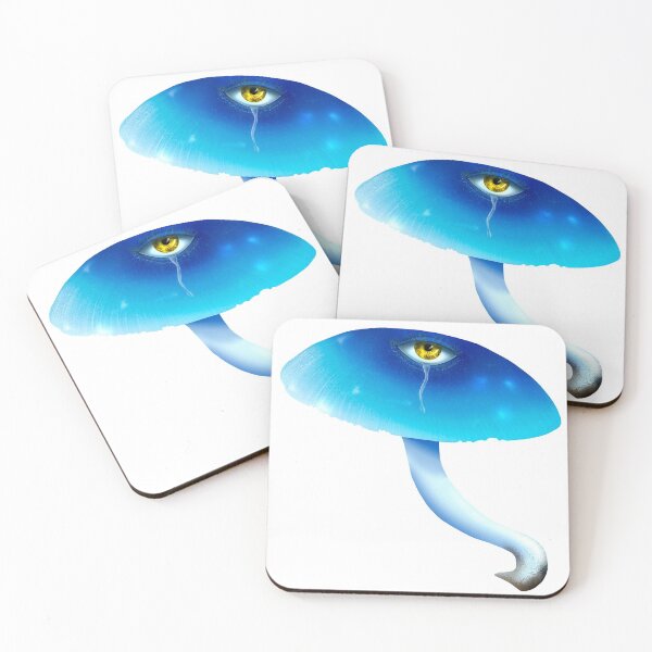 Item preview, Blue Mycena Mushroom (Fungeye) designed and sold by Tori Thomas.