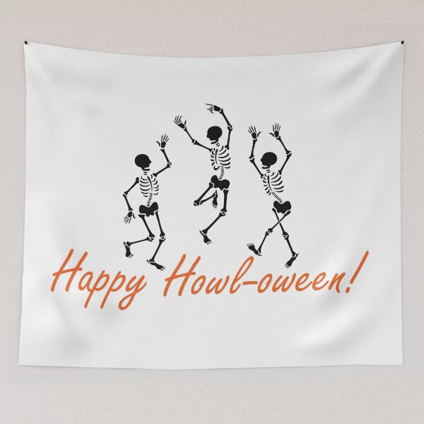 Item preview, Happy Howl-oween! - Halloween designed and sold by cruzzcreation.