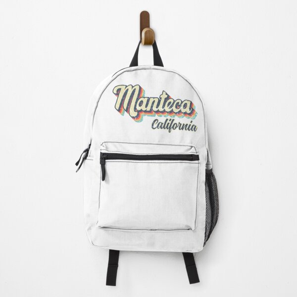 Item preview, Manteca City California Retro Vintage 70s rainbow designed and sold by Teelogic.