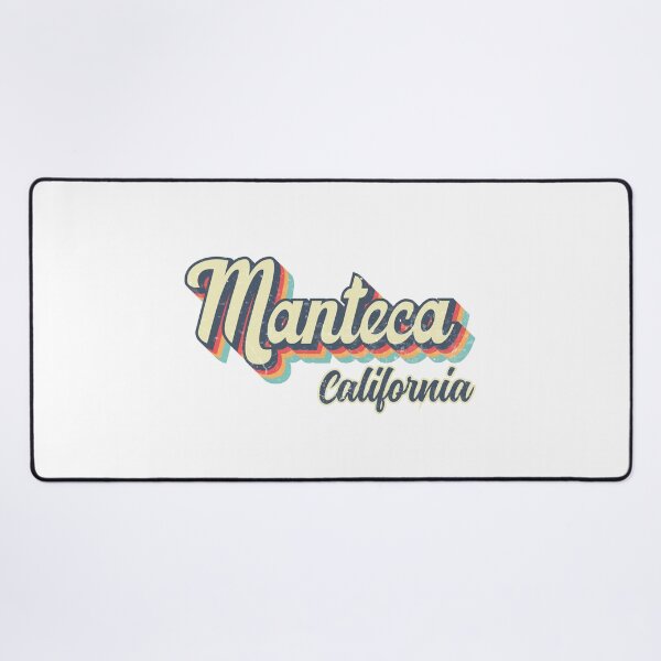 Item preview, Manteca City California Retro Vintage 70s rainbow designed and sold by Teelogic.