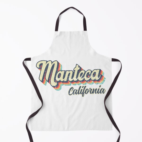 Item preview, Manteca City California Retro Vintage 70s rainbow designed and sold by Teelogic.