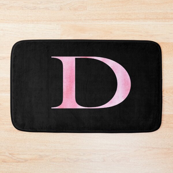 Item preview, Watercolor Monogram Pink Letter D designed and sold by NECHSTORE.