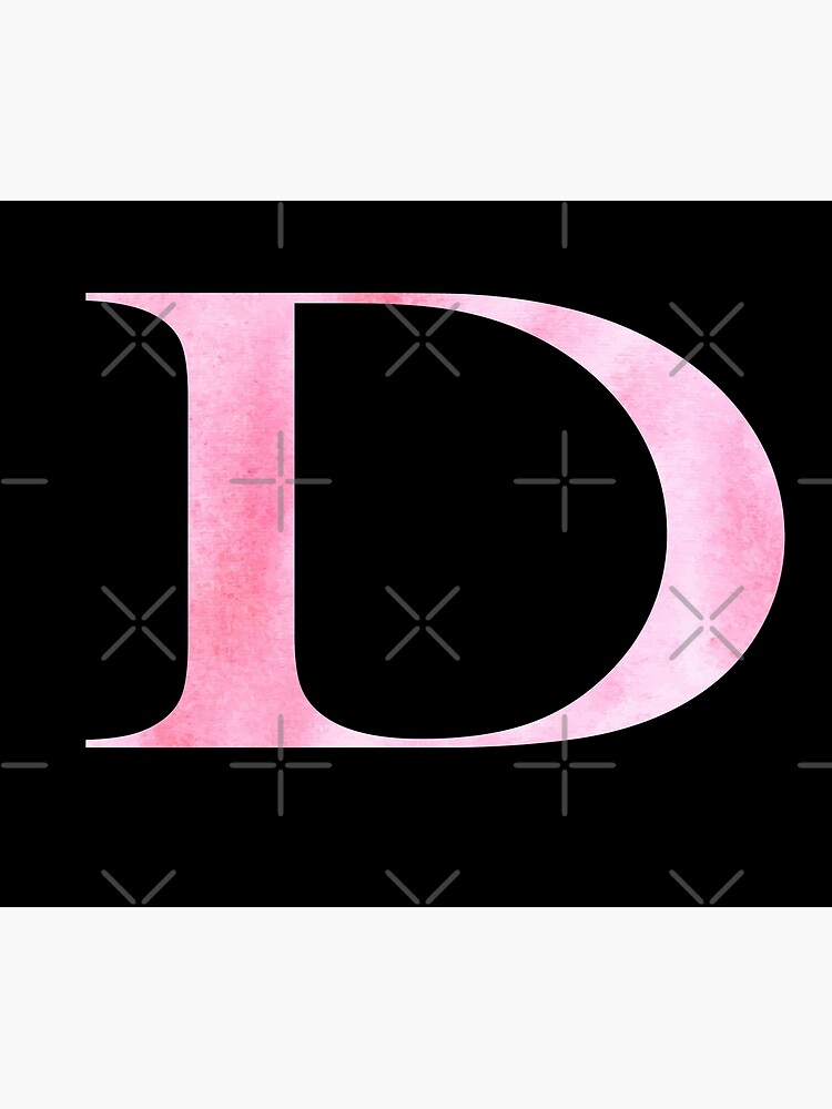 Watercolor Monogram Pink Letter I Sticker for Sale by nocap82