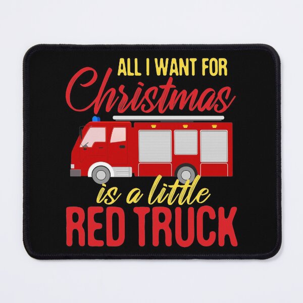 Item preview, Little Red Truck For Christmas Fireman Firefighter Xmas designed and sold by Merchking1.