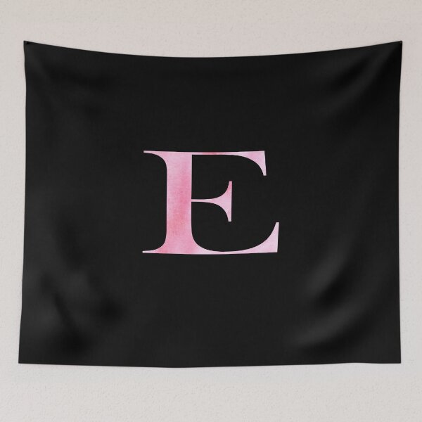 Item preview, Watercolor Monogram Pink Letter E designed and sold by NECHSTORE.