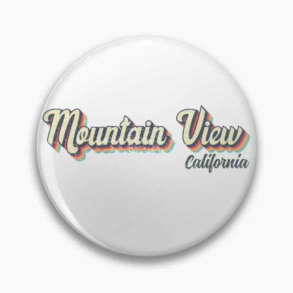 Item preview, Mountain View City California Retro Vintage 70s rainbow designed and sold by Teelogic.