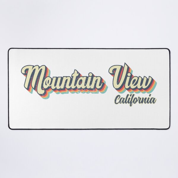 Item preview, Mountain View City California Retro Vintage 70s rainbow designed and sold by Teelogic.