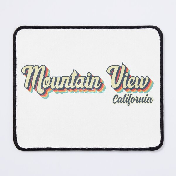 Item preview, Mountain View City California Retro Vintage 70s rainbow designed and sold by Teelogic.