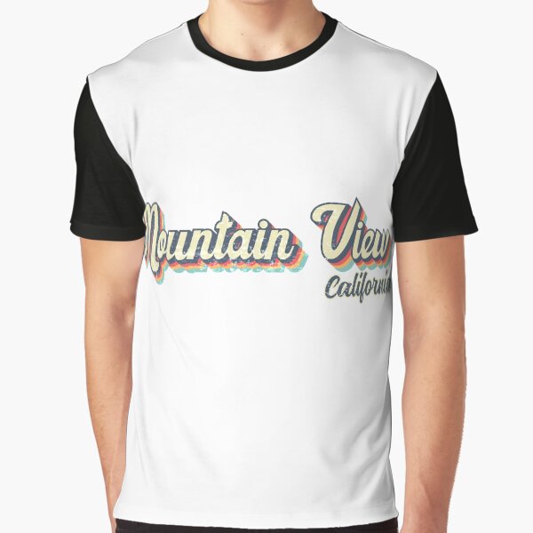Item preview, Mountain View City California Retro Vintage 70s rainbow designed and sold by Teelogic.