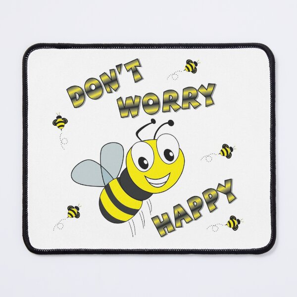 Item preview, Don't Worry, Bee Happy designed and sold by BijouArt.