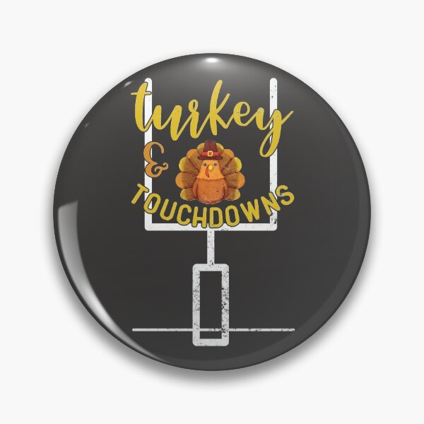 Item preview, Turkey And Touchdowns | Funny Thanksgiving Quotes designed and sold by DrawingBoard.