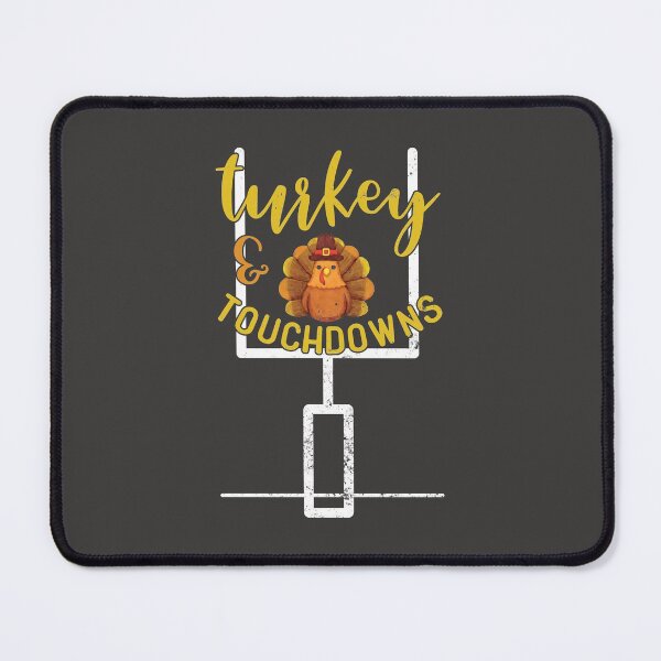 Item preview, Turkey And Touchdowns | Funny Thanksgiving Quotes designed and sold by DrawingBoard.