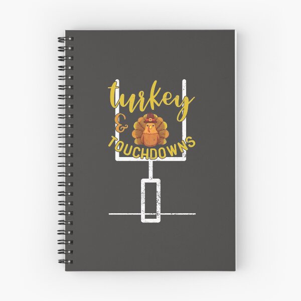 Item preview, Turkey And Touchdowns | Funny Thanksgiving Quotes designed and sold by DrawingBoard.
