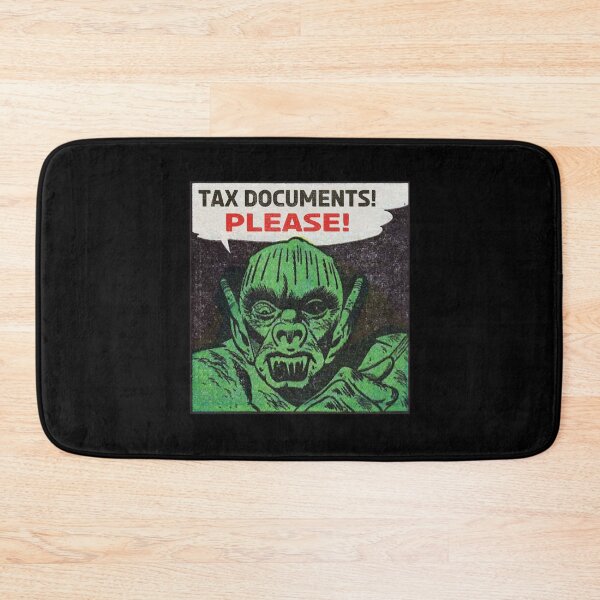Item preview, Vintage Tax Documents Retro Bureau Taxation FED Officer Monster Gift designed and sold by TheAplus.