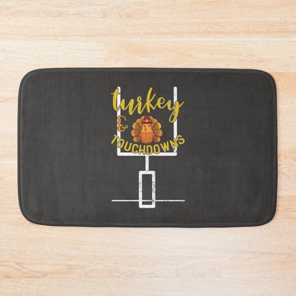 Item preview, Turkey And Touchdowns | Funny Thanksgiving Quotes designed and sold by DrawingBoard.