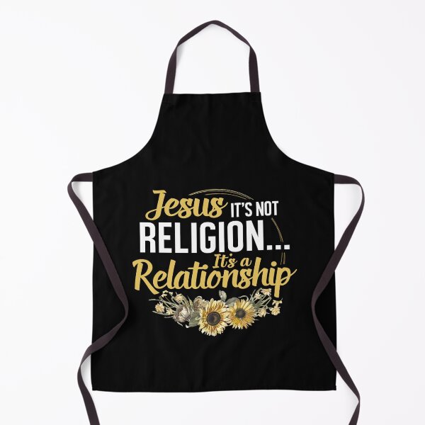 Item preview, Jesus It's Not Religion It's A Relationship, Floral Sunflower Christian Quotes designed and sold by Merchking1.