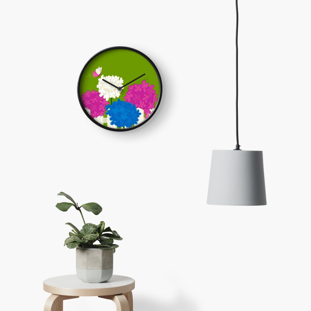 Flower Garden Clock