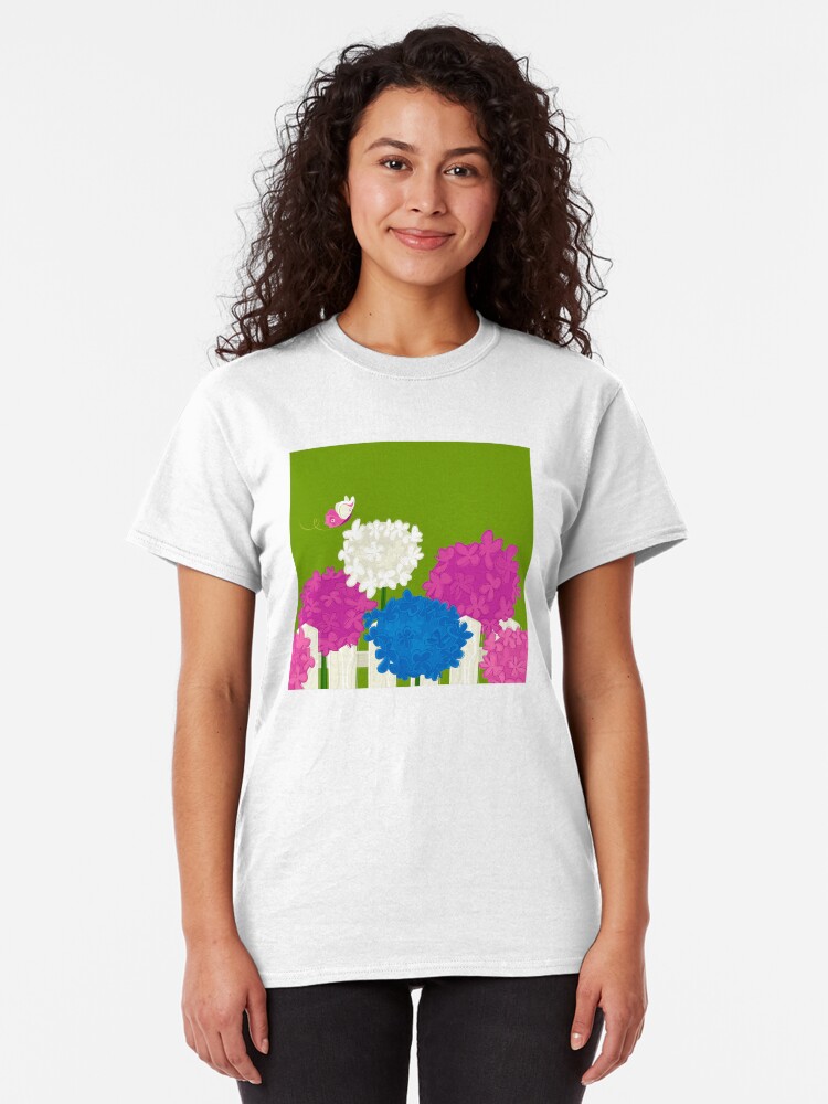 Alternate view of Flower Garden Classic T-Shirt
