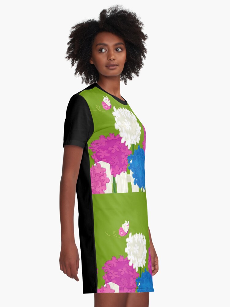 Alternate view of Flower Garden Graphic T-Shirt Dress