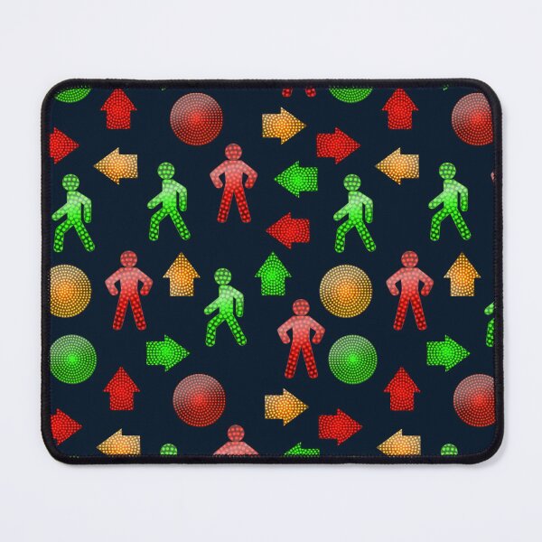 Item preview, Pattern with pedestrian traffic lights red and green. designed and sold by lantica.