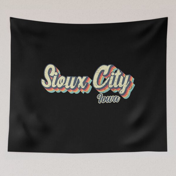 Item preview, Sioux City City Iowa Retro Vintage 70s rainbow designed and sold by Teelogic.