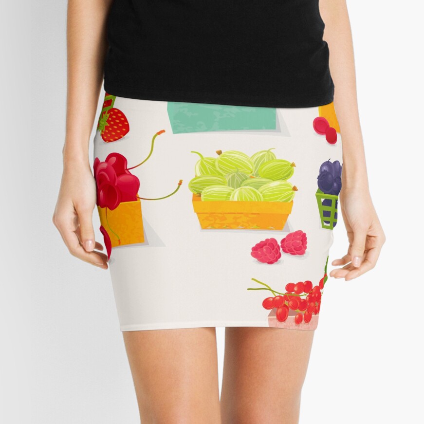 Sweet Berries Mini Skirt