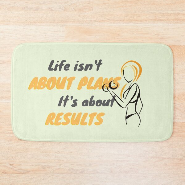Item preview, Life Isn't About Plans It's About Results-Action Attitude Quotes designed and sold by Red-ElYoubi.