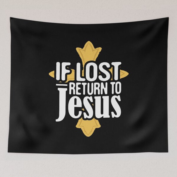 Item preview, If Lost Return To Jesus Christian Believers Scripture Holy Week Lent designed and sold by Merchking1.