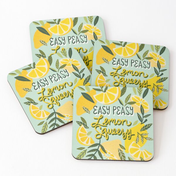 Item preview, Easy Peasy Lemon Squeezy – Mint designed and sold by Cat Coquillette.