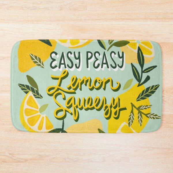 Item preview, Easy Peasy Lemon Squeezy – Mint designed and sold by Cat Coquillette.