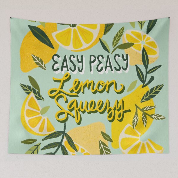 Item preview, Easy Peasy Lemon Squeezy – Mint designed and sold by Cat Coquillette.