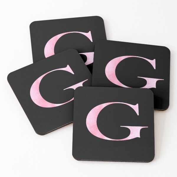 Item preview, Watercolor Monogram Pink Letter G designed and sold by NECHSTORE.