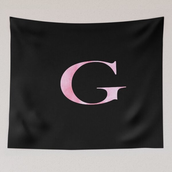 Item preview, Watercolor Monogram Pink Letter G designed and sold by NECHSTORE.