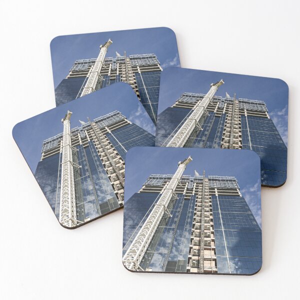 Item preview, Construction of a new glass and steel skyscraper reflecting the perfect sky designed and sold by James-Cole.