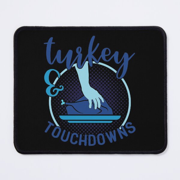 Item preview, Turkey And Touchdowns | Funny Thanksgiving Quotes designed and sold by DrawingBoard.