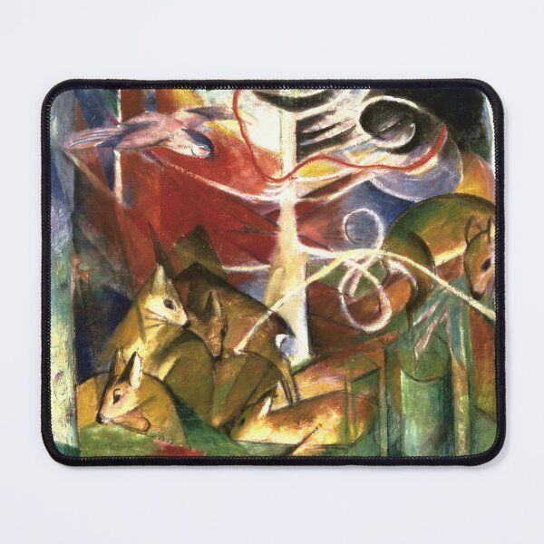Item preview, Deer in the Forest, Franz Marc designed and sold by fourretout.