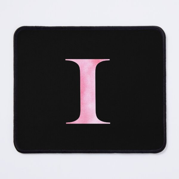 Item preview, Watercolor Monogram Pink Letter I designed and sold by NECHSTORE.