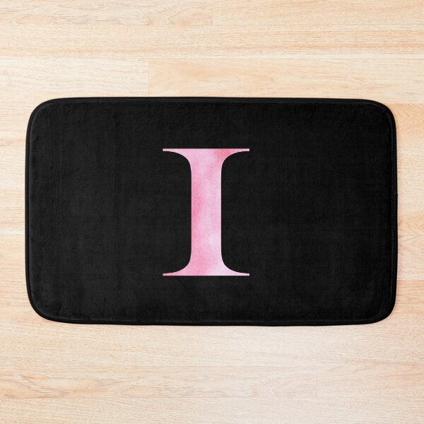 Item preview, Watercolor Monogram Pink Letter I designed and sold by NECHSTORE.
