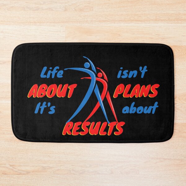 Item preview, Life Isn't About Plans It's About Results-Action Attitude Quotes designed and sold by Red-ElYoubi.