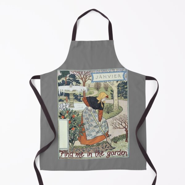 Item preview, Vintage French Winter Garden Month of January-Find Me In The Garden designed and sold by Hanlar.