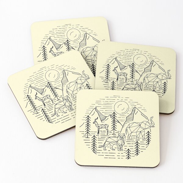 Item preview, Wild Jungle Line Art | minimal, quirky, wild animals, wilderness designed and sold by I'm  Redz.