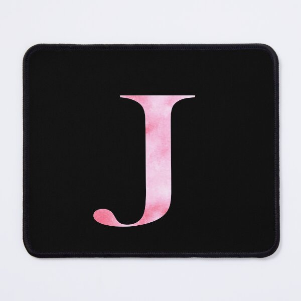 Item preview, Watercolor Monogram Pink Letter J designed and sold by NECHSTORE.