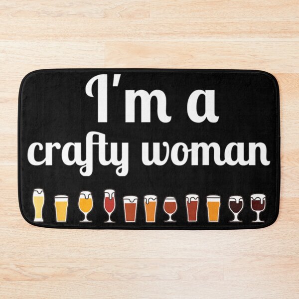 Item preview, Funny Craft Beer Shirt For Women 'Crafty Woman' Beer Drinker  designed and sold by Disloyal156.