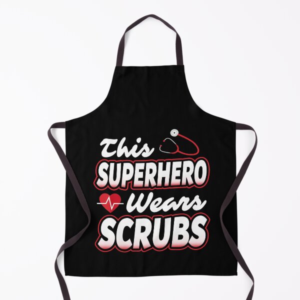 Item preview, This superhero wears scrubs Nurses and Doctors designed and sold by Merchking1.