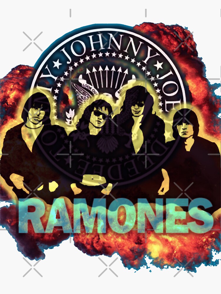 Ramones Logo Sticker For Sale By Mathewsluann Redbubble