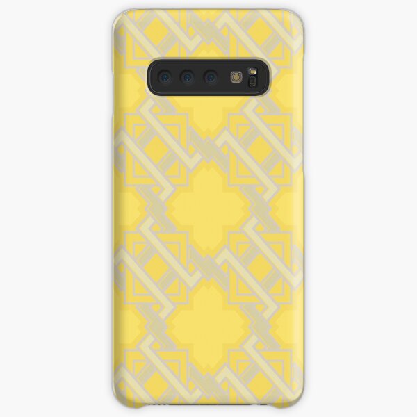 Yellow Geometric Pattern Samsung Galaxy Snap Case