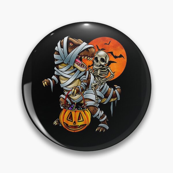 Item preview, Skeleton Dinosaur Halloween Mummy Pumpkin For Boys Kids  designed and sold by HumbleShirt.