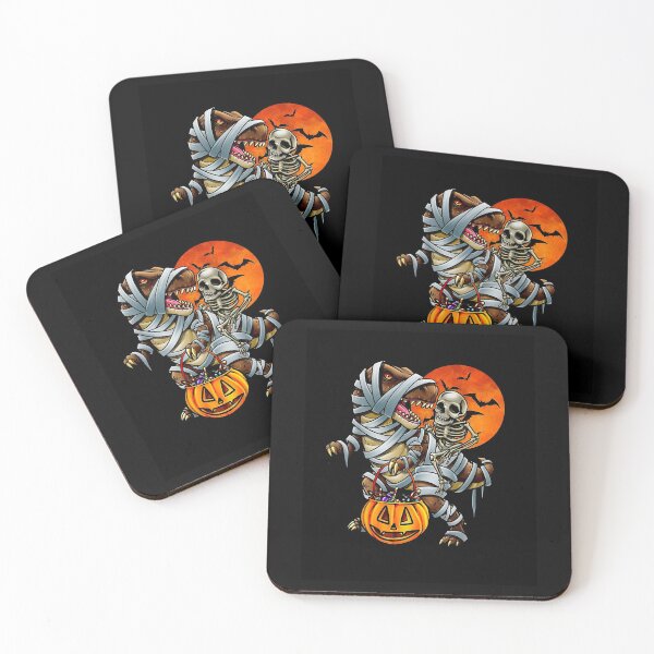 Item preview, Skeleton Dinosaur Halloween Mummy Pumpkin For Boys Kids  designed and sold by HumbleShirt.